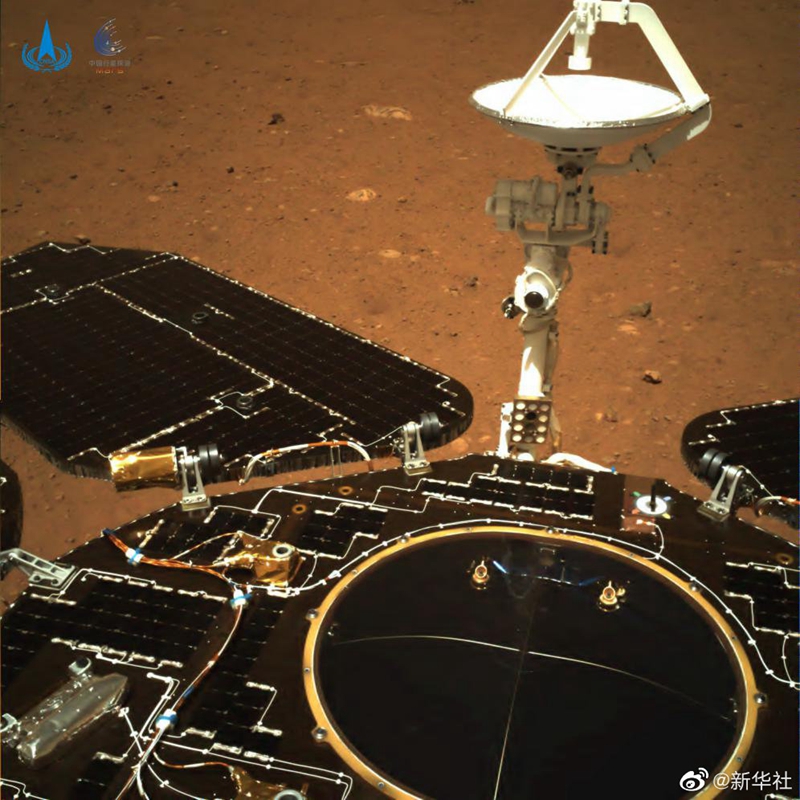 中国收到祝融号传回火星照片 NASA再次祝贺 纸托盘奥柏包装点赞我的国!